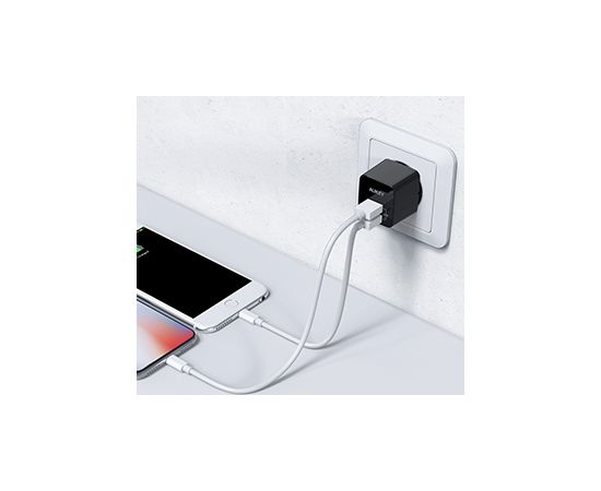 Aukey Wall Charger PA-U32  2 x Mini USB-A, Black, 12 W,