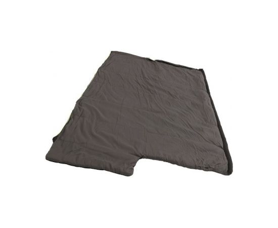 Outwell Celebration Lux, Sleeping Bag, 225 x 80 cm,  2 way open - auto lock, L-shape, Black