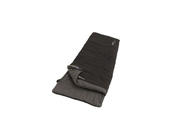 Outwell Celebration Lux, Sleeping Bag, 225 x 80 cm,  2 way open - auto lock, L-shape, Black