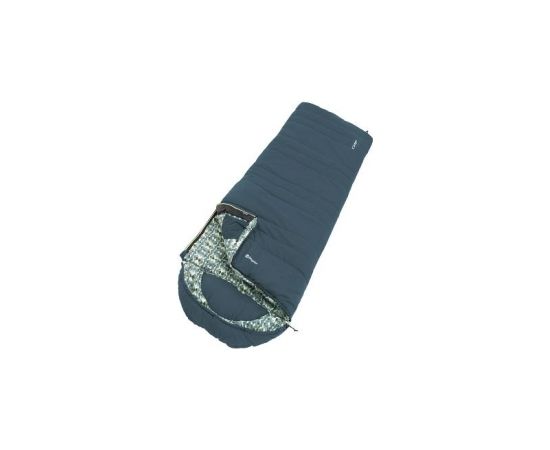 Outwell Camper L, Sleeping Bag - Left Zipper, 235 x 90 cm, YKK 2-way L-shape open-end with auto lock, Blue