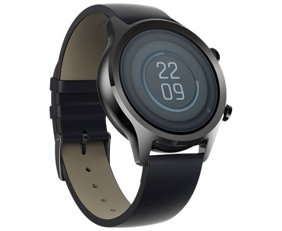 TicWatch C2+ Smart watch, NFC, GPS (satellite), AMOLED, Heart rate monitor, Waterproof, Bluetooth, 1 GB, 4 GB, Android, iOS, Wi-Fi, Snapdragon Wear 2100, 20 mm, Black