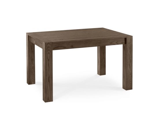 Обеденный стол TURIN 90x125/165xH75см, материал: дуб, цвет: дымчатый дуб, обработка: промасленный