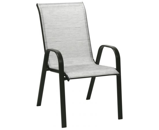 Krēsls DUBLIN 73x55,5xH93cm, sēdvieta un atzveltne: tekstils, krāsa: sudraboti pelēks, tērauda rāmis, krāsa: tumši brūns