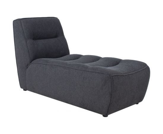 Moduļa dīvāns FREDDY 1-vietīgā garā daļa 71x158xH90cm, tumši pelēka
