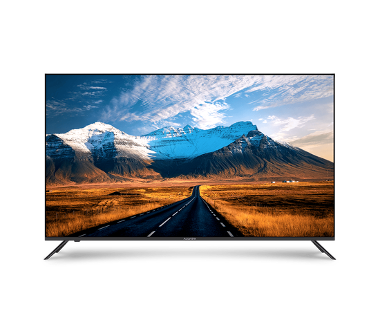 Allview Qled65ePlay6100-U 65" (165cm) 4K UHD QLED Smart Android TV with Google Assistant Remote, Silver metallic frame