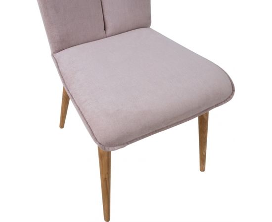 Chair NOVA 59x53,5xH92cm, grayish pink