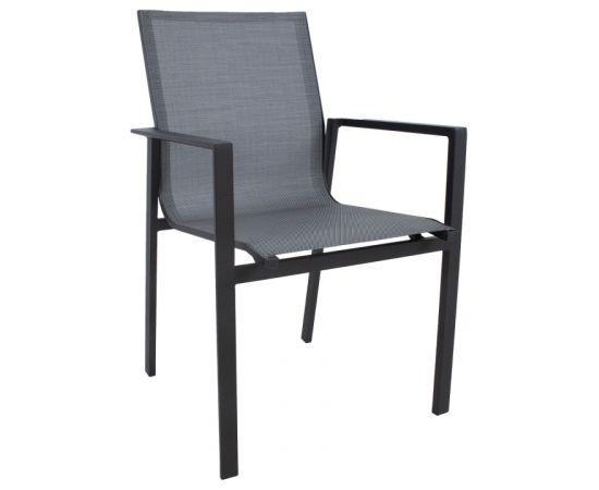 Dārza krēsls AMALFI 58x65xH90cm, pelēks