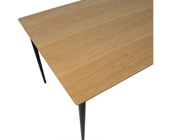 Dining table DELANO 160x90xH75cm, MDF oak