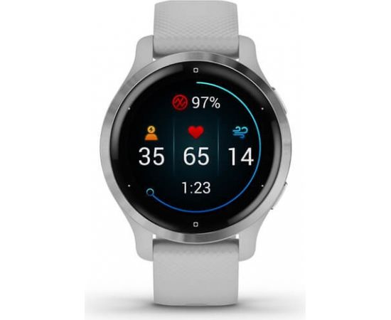 Garmin Venu 2S, silver/mist grey