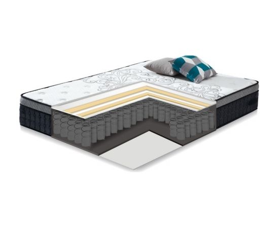 Пружинный матрас HARMONY DELUX 160x200xH30см, в рулоне