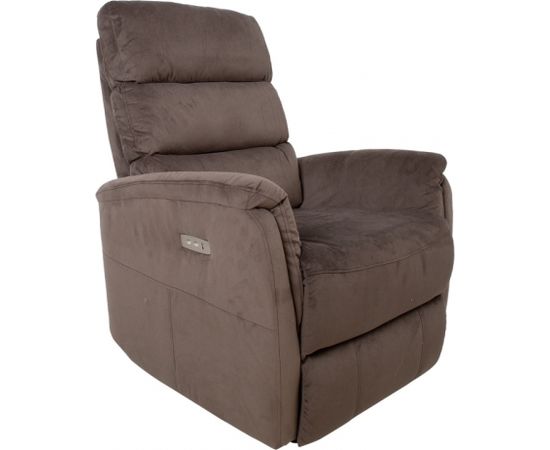 Recliner armchair BARCLAY 79x86xH105cm, electrical, brown