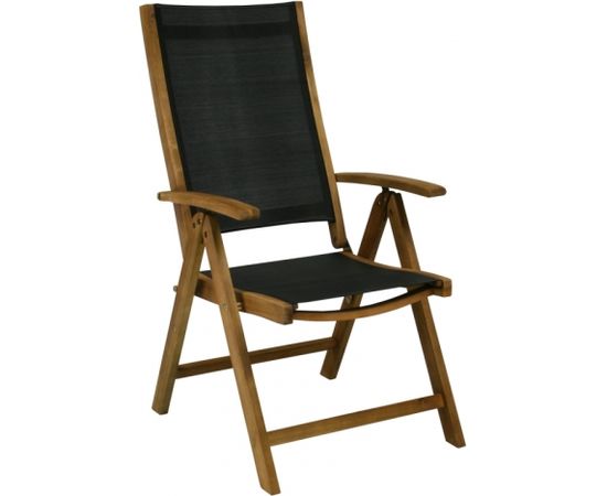 Krēsls FUTURE 57xD69xH107cm, saliekams, sēdeklis: tekstils, koks: akācija, apdare: eeļļots