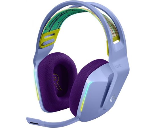 LOGITECH G733 LIGHTSPEED Headset - LILAC - 2.4GHZ - EMEA