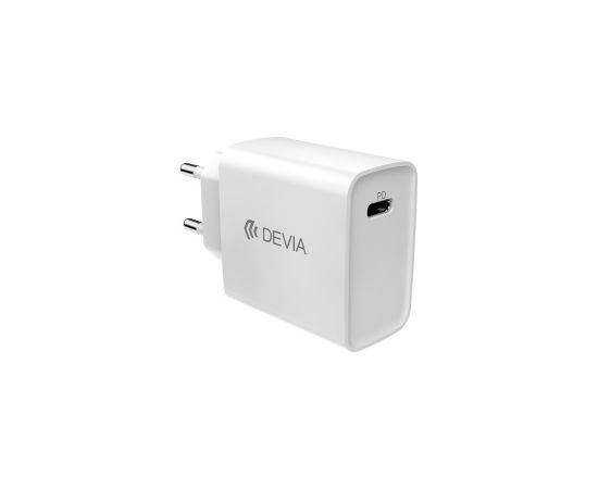 Devia tīkla lādētājs USB-C / 20W / 3A balts