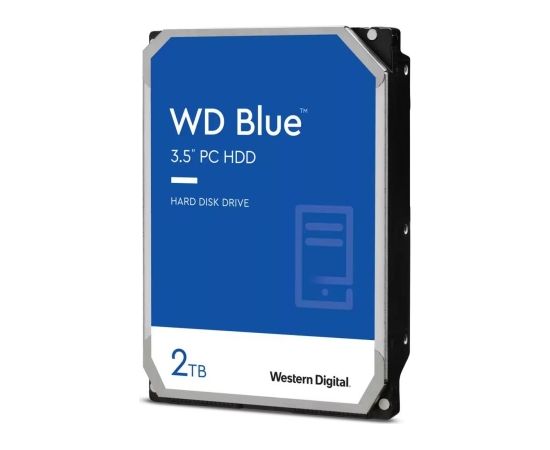 Western Digital WD Blue 2TB SATA 3.0 7200rpm 3.5" PC Desktop Hard Drive