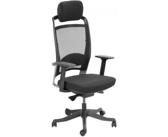 Darba krēsls FULKRUM 62x70xH114-129cm, melns