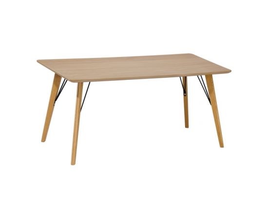 Придиванный столик HELENA 110x60xH45см, cтолешница: шпон дуба МДФ, обработка: лакированный, ножки: массива дуба