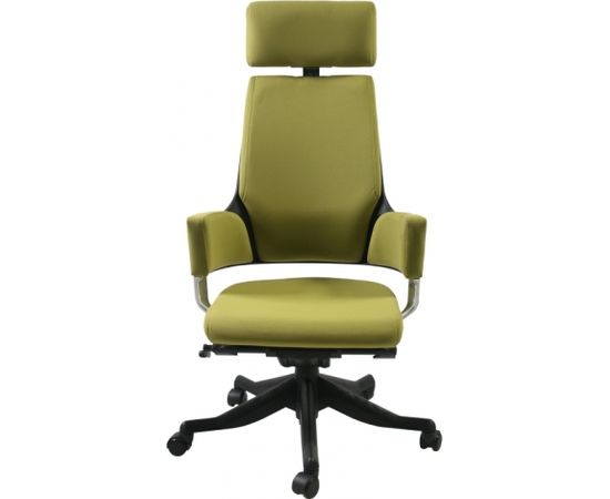 Рабочий стул DELPHI 60x47xH116-128,5см, сиденье и спинка: ткань, цвет: оливково-зелёный