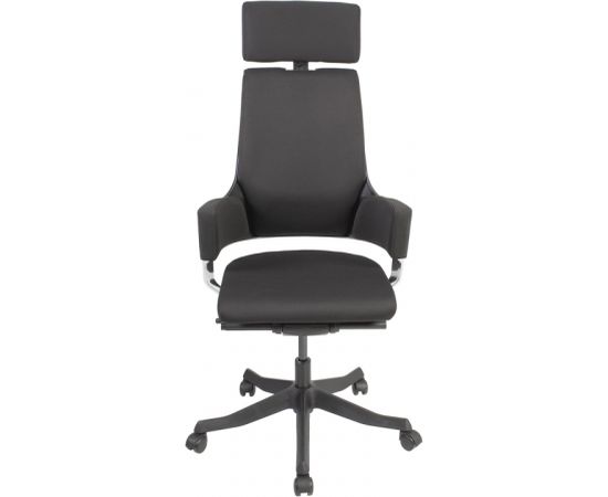 Biroja krēsls DELPHI 60x47xH116-128,5cm, sēdeklis un atzveltne: audums, krāsa: melns