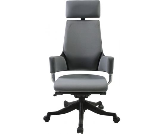 Biroja krēsls DELPHI 60x47xH116-128,5cm, sēdeklis un atzveltne: audums, krāsa: pelēka