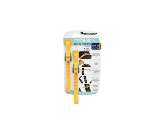 Sea To Summit Stretch-Loc TPU Straps 2 Pack / Pelēka / 75 cm