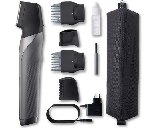 Panasonic Hair trimmer ER-GY60-H503 Operating time (max) 50 min, Number of length steps 20, Step precise 0.5 mm, Built-in rechargeable battery, Black/Silver, Cordless