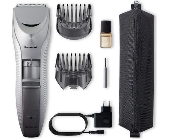 Panasonic Hair clipper ER-GC71-S503 Operating time (max) 40 min, Number of length steps 38, Step precise 0.5 mm, Built-in rechargeable battery, Silver, Cordless or corded