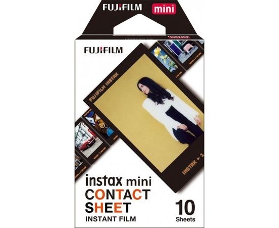 Fujifilm Instant Film Instax Mini Contact Sheet Quantity 10, 54 cm x 86 mm