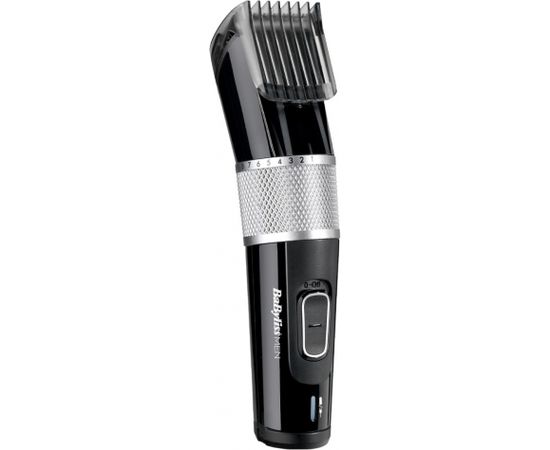 BABYLISS Powerlight Hair Clipper E973E  Cordless, Number of length steps 26, Black/Silver