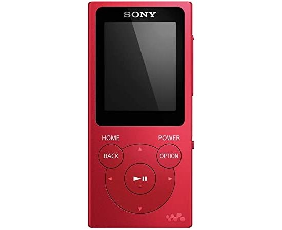 Sony Walkman NW-E394B MP3 Player, 8GB, Red