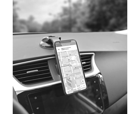 ColorWay Magnetic Car Holder For Smartphone Dashboard-2 Gray, Adjustable, 360 °