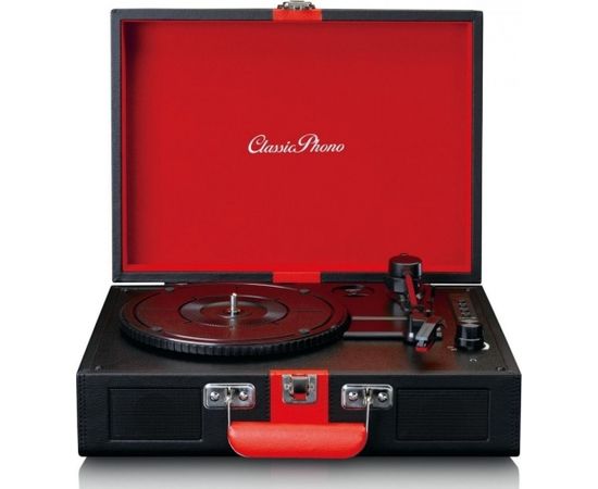 Plašu atskaņotājs Lenco Classic Phono TT-110BKRD   bluetooth