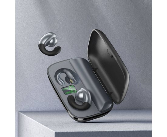 Remax TWS-17 TWS Bluetooth 5.0 Стерео Беспроводные наушники-вкладыши с зажимом для ушей черный
