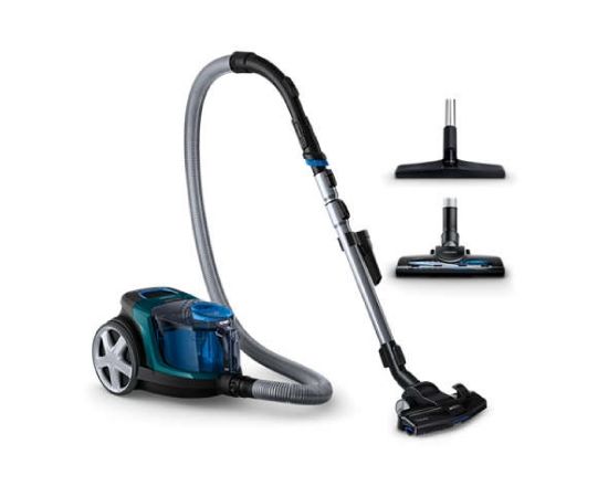 Philips PowerPro Compact Bagless FC9334/09 AAA Energy Label TriActive and Hard floors nozzle Allergy filter with PowerCyclone 5 Technology / FC9334/09