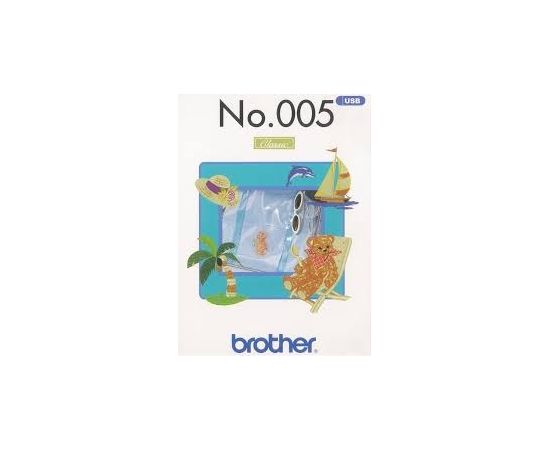Brother USB 005 izšuvumu kolekcija “vasara”