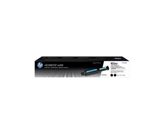 HP 103AD Reload Kit 2-Pack Black