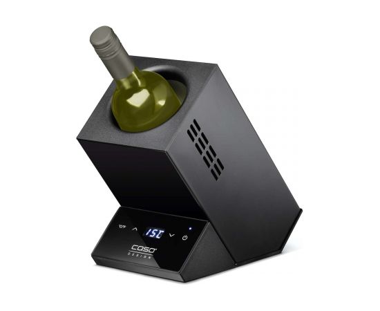 Caso Wine cooler for one bottle WineCase One Free standing, Bottles capacity 1, Black