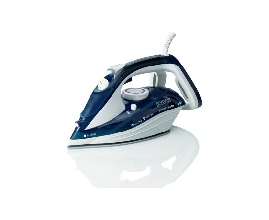 Gorenje Steam Iron SIH2800TQC Steam Iron, 2800 W, Water tank capacity 350 ml, Continuous steam 35 g/min, Turquoise/White