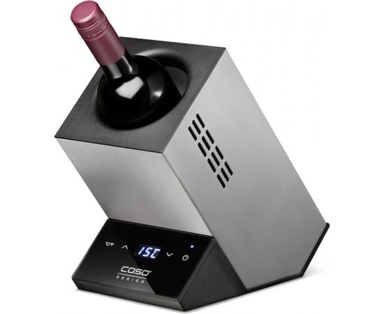 Caso Wine cooler for one bottle WineCase One Free standing, Bottles capacity 1, Inox