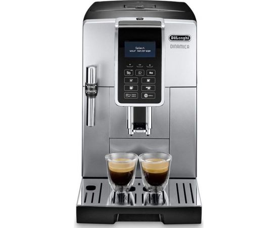 Delonghi Coffee Maker Dinamica ECAM 350.35 SB	 Pump pressure 15 bar, Built-in milk frother, Fully Automatic, 1450 W, Silver/Black