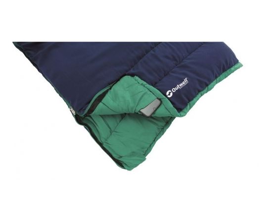 Outwell Champ Kids Ocean Blue, Sleeping Bag, 150 x 70 cm,  2 way open, L-shape, Blue