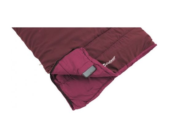 Outwell Champ Kids Deep Red, Sleeping Bag, 150 x 70 cm,  2 way open, L-shape, Red