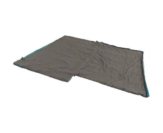 Outwell Celebration Lux Double, Sleeping Bag, 225 x 140 cm,  2 way open - auto lock, L-shape, Blue