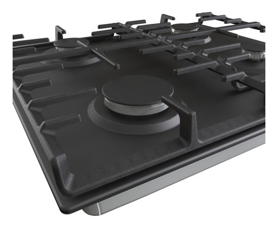 Gorenje Hob G642AB Gas, Number of burners/cooking zones 4, Mechanical, Black