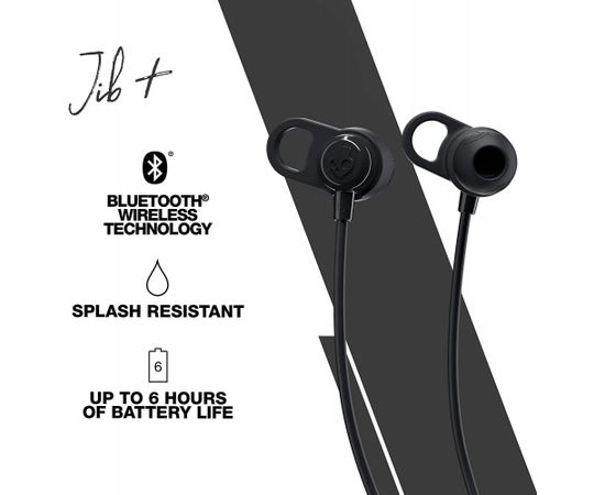 Skullcandy austiņas ar mikrofonu Jib+ Active Wireless In-ear, Microphone, Black