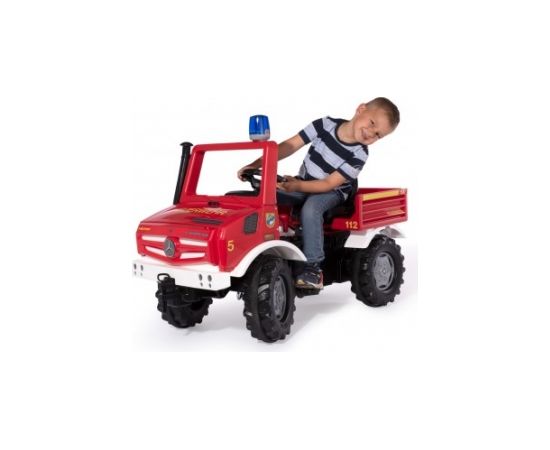 Rolly Toys Машина большая пожарная на педалях rollyUnimog Fire (со светом)  (3-8 лет) 038220