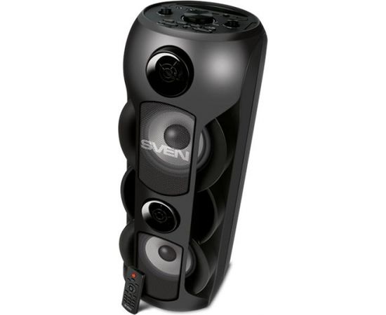 Speaker SVEN PS-720, black (80W, TWS, Bluetooth, FM, USB, microSD, LED-display, 2x4400mA*h)