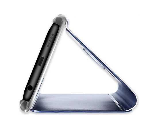 Fusion Clear View Case Grāmatveida Maks Priekš Huawei Honor 8A / Y6S / Y6 (2019) Melns