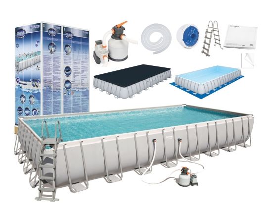Baseins Bestway „Power Steel", 956x488x132 Baseini
