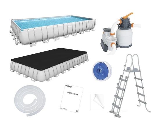 Baseins Bestway „Power Steel", 956x488x132 Baseini